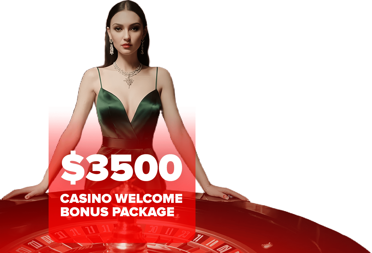 $3,500 Casino Welcome Bonus Package