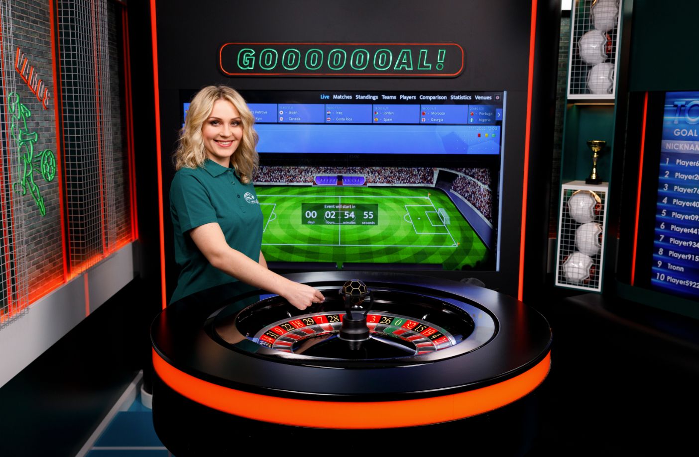 Live Football Roulette